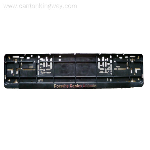 Plastic Porsche European License Plate Frame